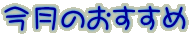 今月のおすすめ